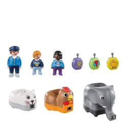 Playmobil 1-2-3 Dierentrein 70405