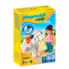 Playmobil 1-2-3 Ruiter Met Paard 70404