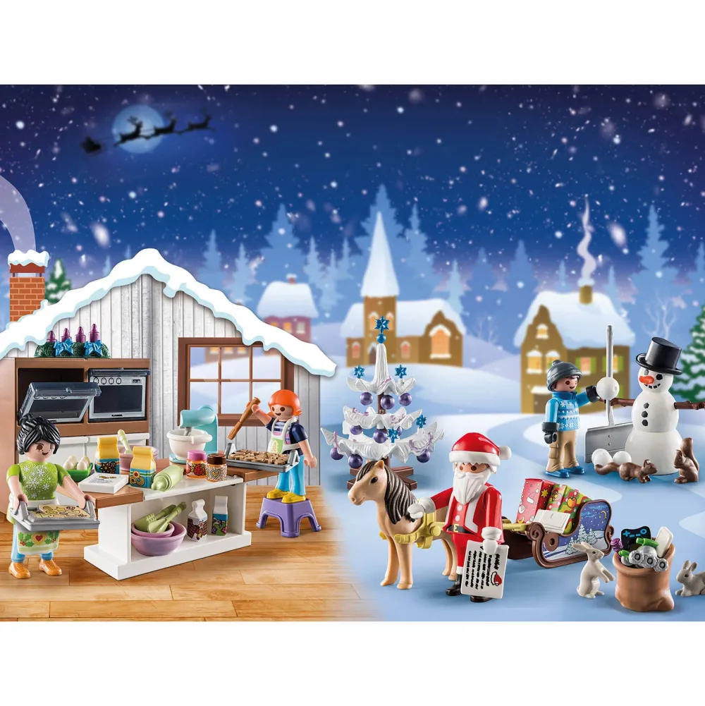 Playmobil Christmas Adventskalender - Kerstkoekjes Bakken - 71088
