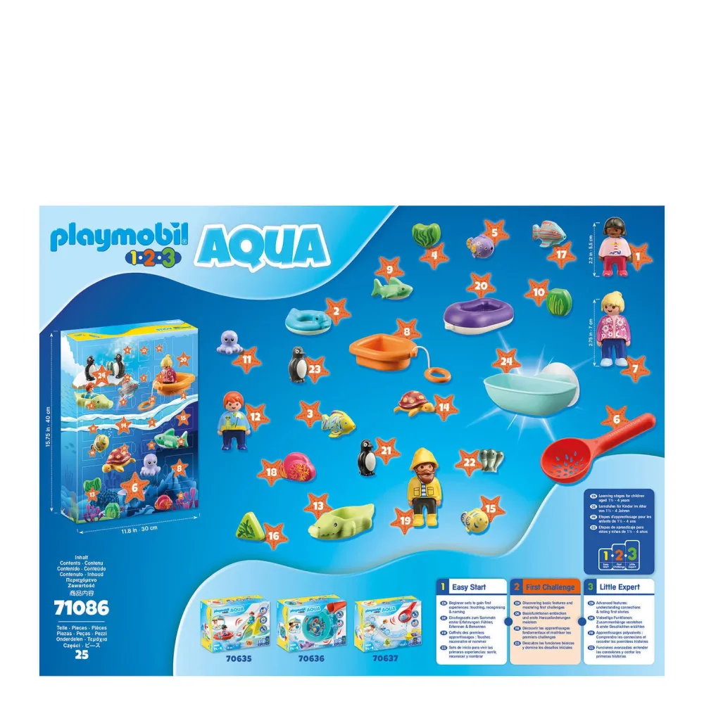 Playmobil Christmas Aqua Adventskalender Badplezier - 71086