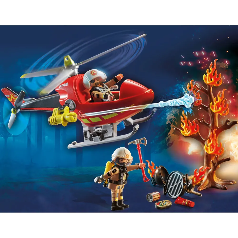 Playmobil City Action Brandbestrijding Helikopter - 71195