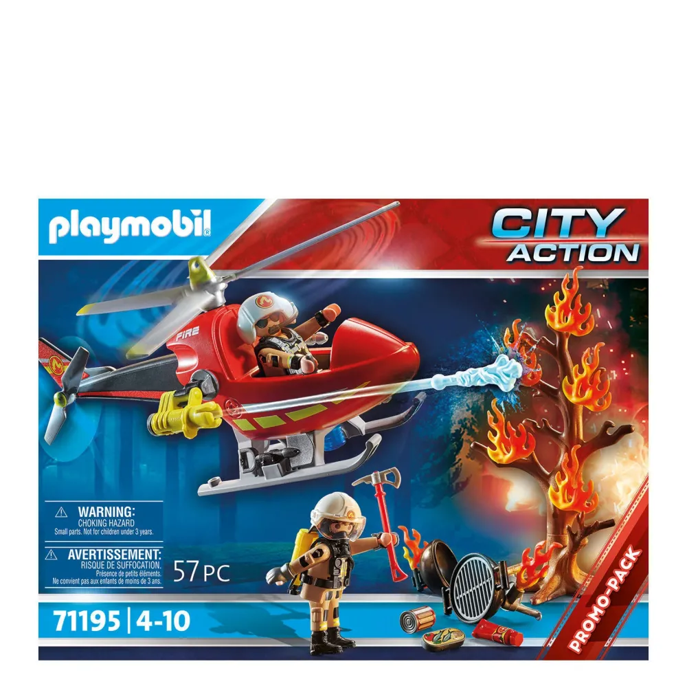 Playmobil City Action Brandbestrijding Helikopter - 71195