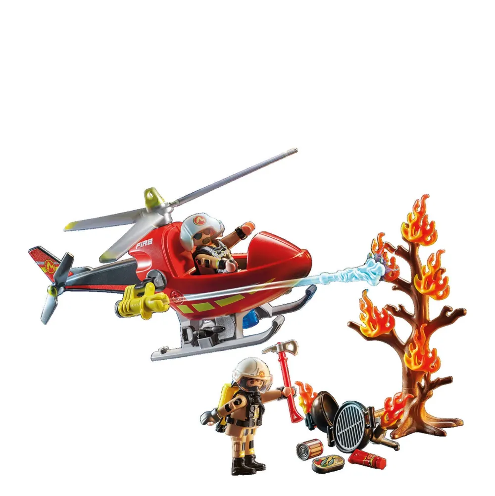 Playmobil City Action Brandbestrijding Helikopter - 71195