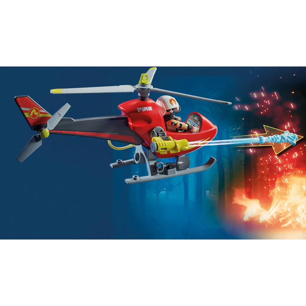 Playmobil City Action Brandbestrijding Helikopter - 71195