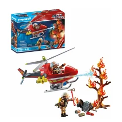 Playmobil City Action Brandbestrijding Helikopter - 71195