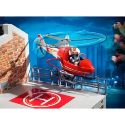 Playmobil City Action Grote Brandweerkazerne Met Helicopter
