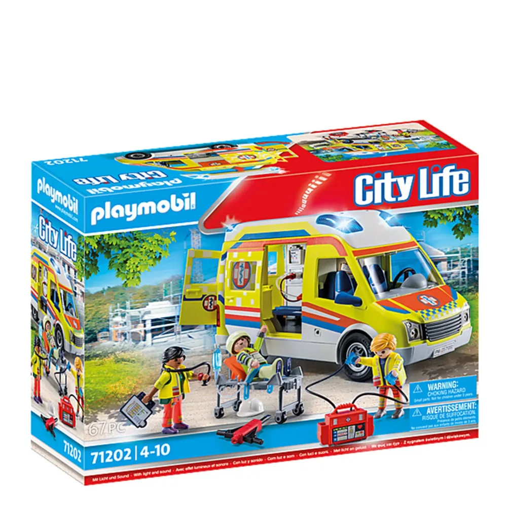 Playmobil City Life Ambulance Met Licht En Geluid - 71202