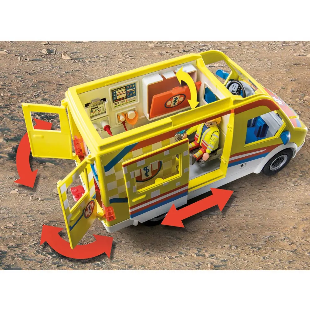 Playmobil City Life Ambulance Met Licht En Geluid - 71202