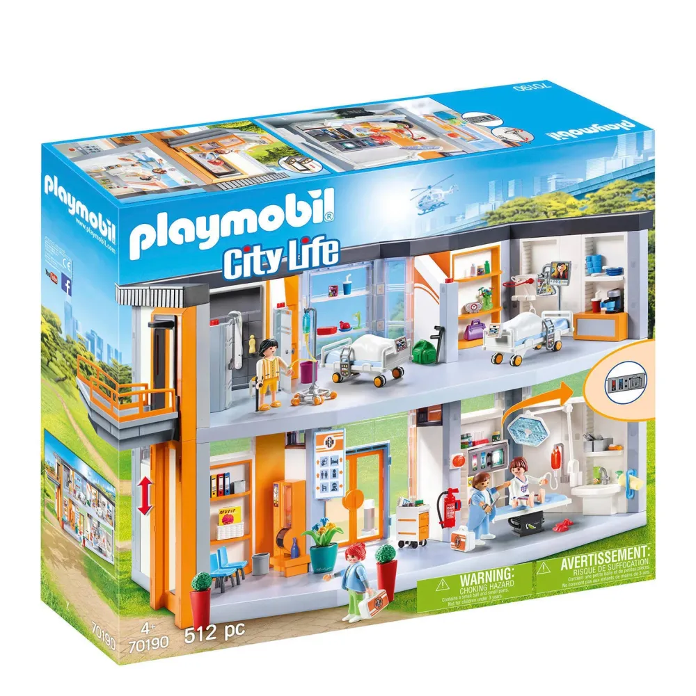 Playmobil City Life Groot Ziekenhuis Met Inrichting 70190