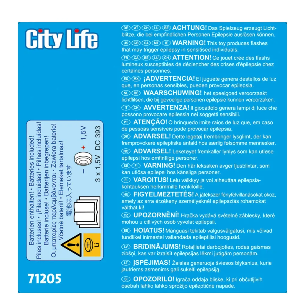 Playmobil City Life Noodmotorfiets Met Zwaailicht - 71205