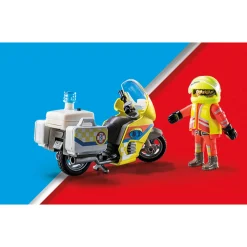 Playmobil City Life Noodmotorfiets Met Zwaailicht - 71205