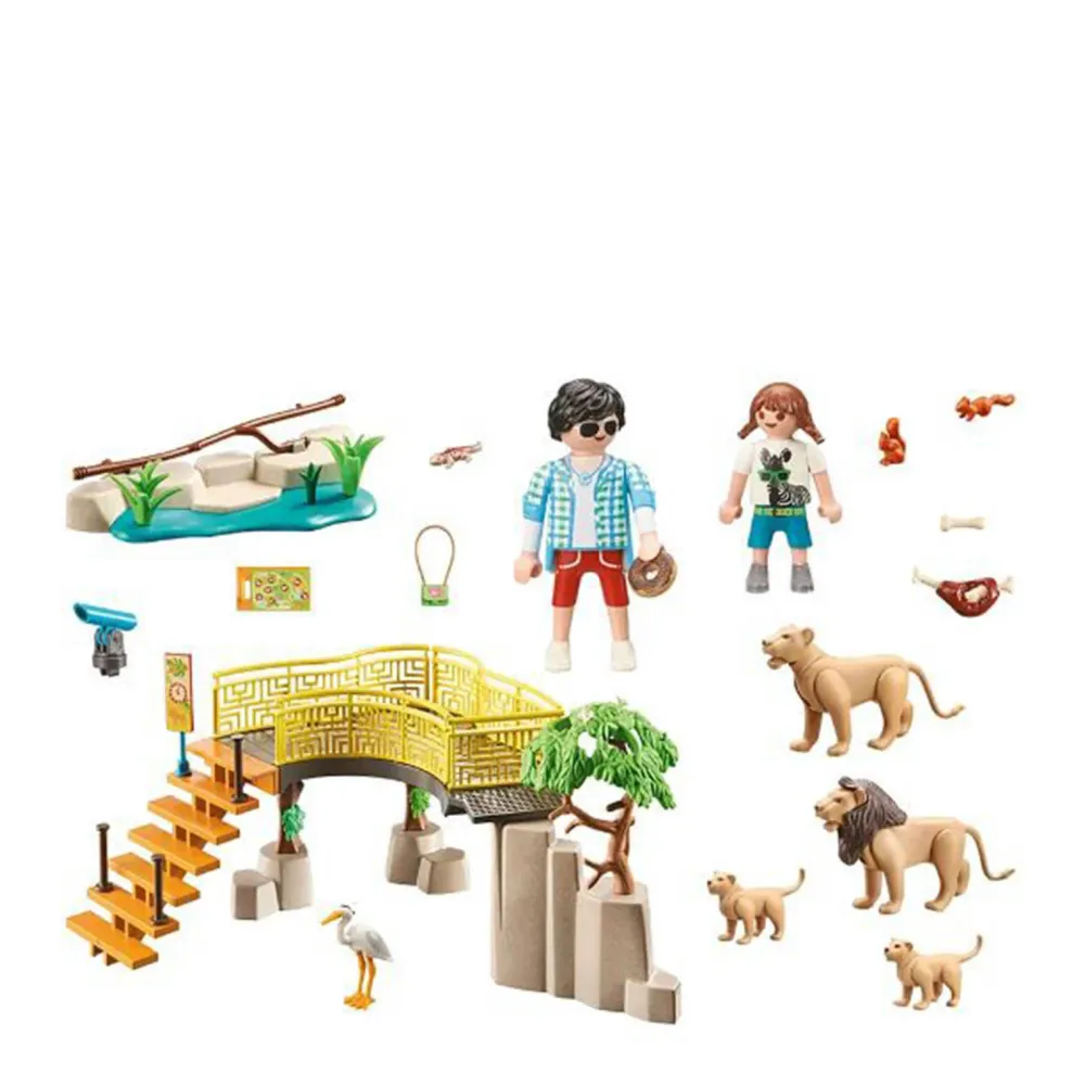 Playmobil Family Fun Leeuwen In Het Buitenverblijf - 71192