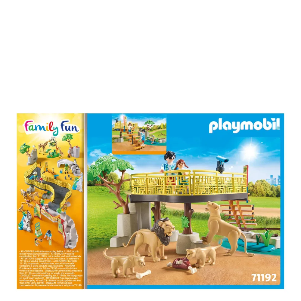 Playmobil Family Fun Leeuwen In Het Buitenverblijf - 71192