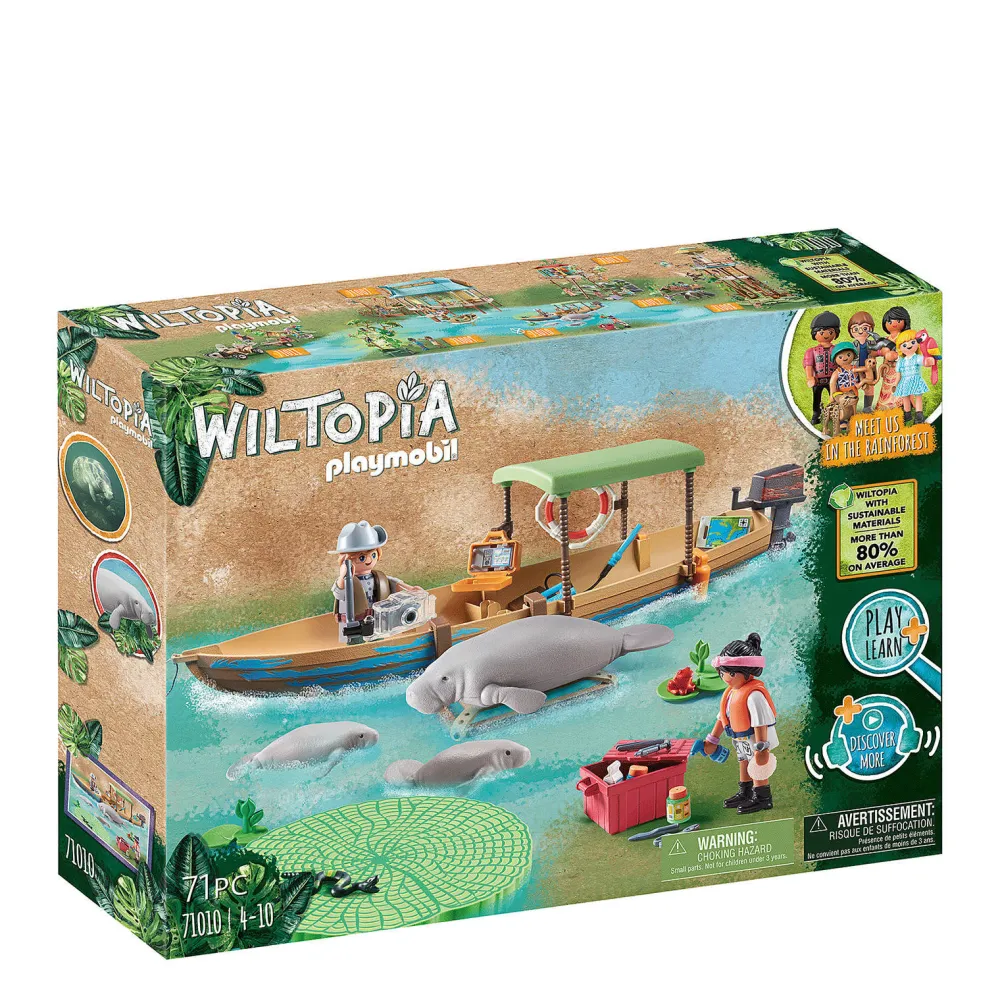 Playmobil Wiltopia Boottocht Naar De Zeekoeien - 71010