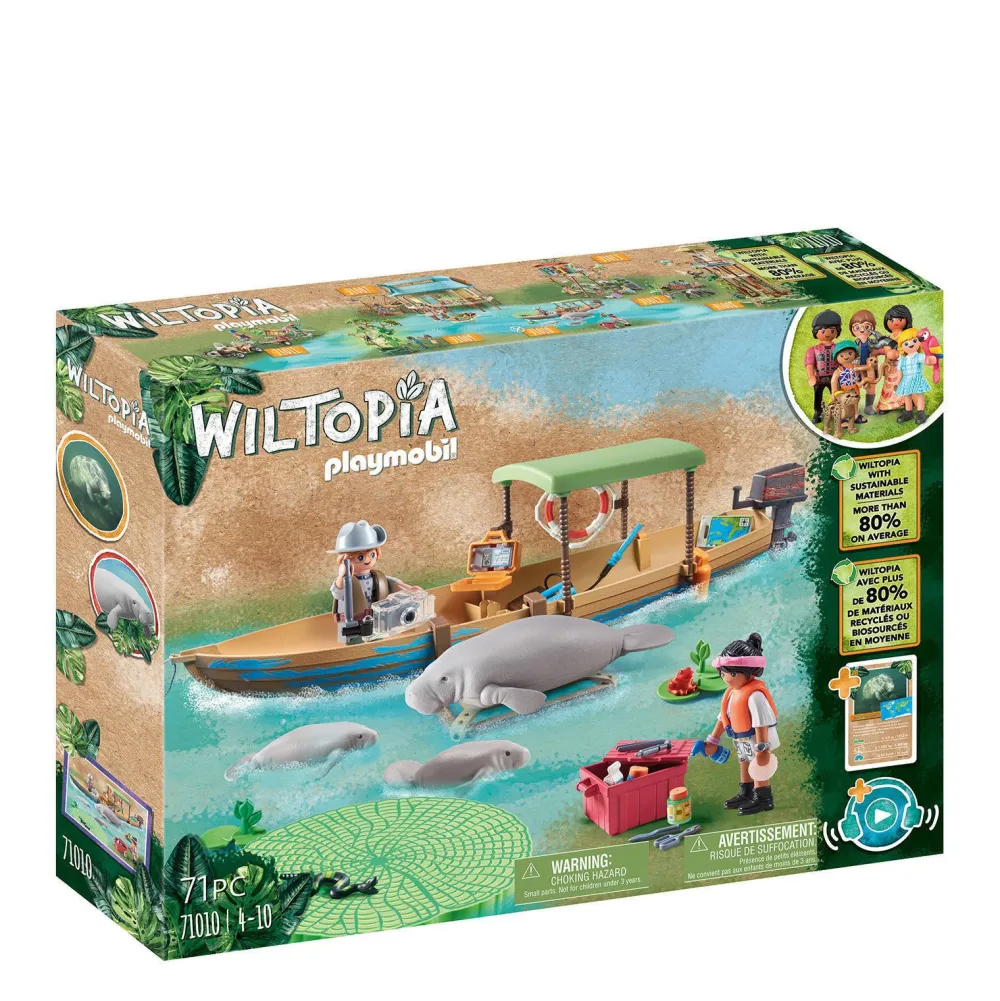 Playmobil Wiltopia Boottocht Naar De Zeekoeien - 71010