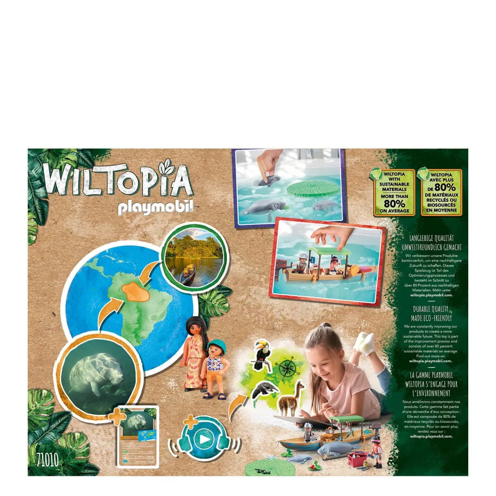 Playmobil Wiltopia Boottocht Naar De Zeekoeien - 71010