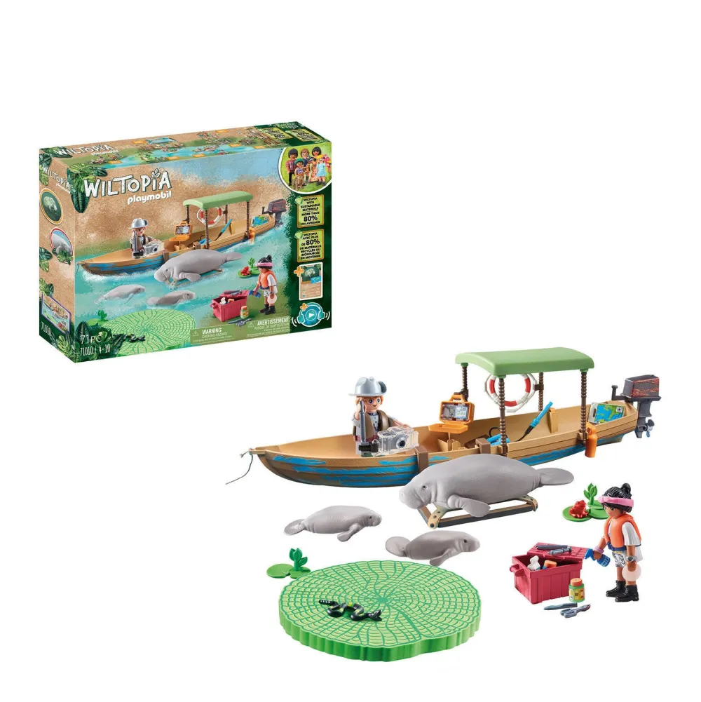 Playmobil Wiltopia Boottocht Naar De Zeekoeien - 71010