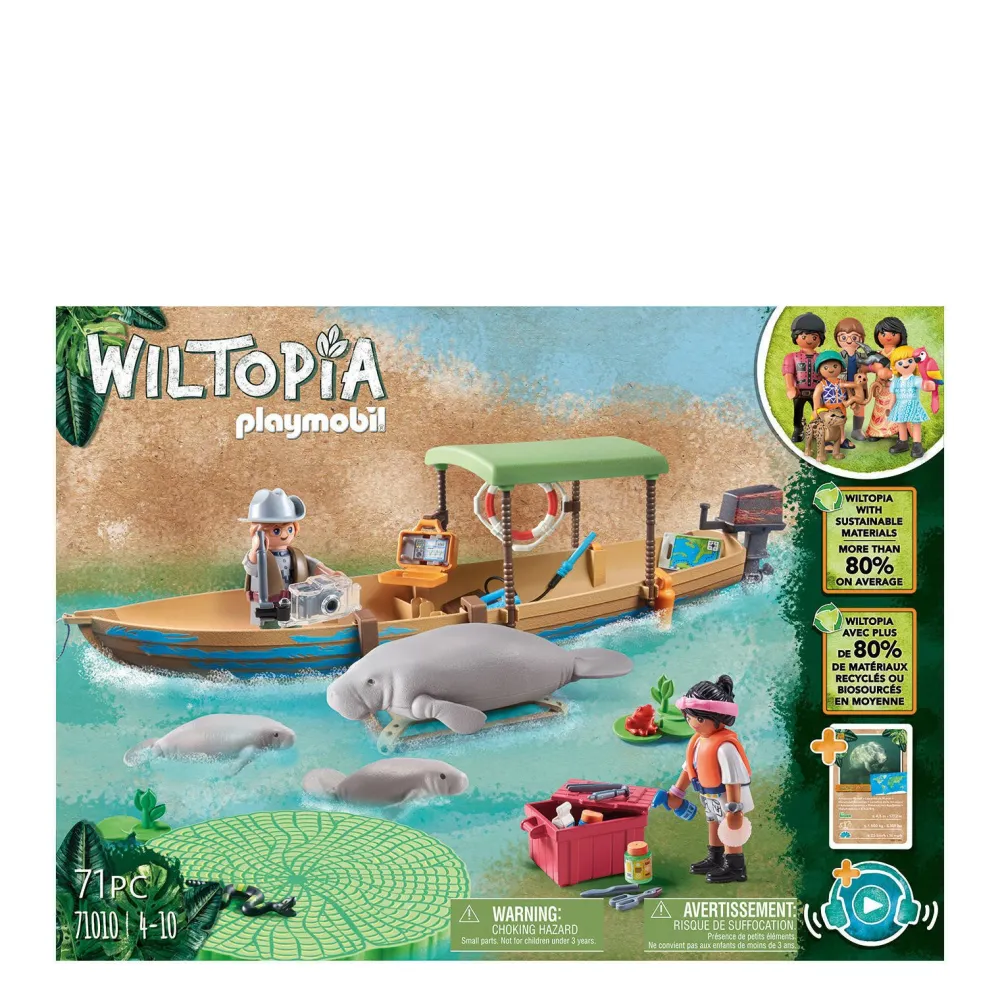 Playmobil Wiltopia Boottocht Naar De Zeekoeien - 71010