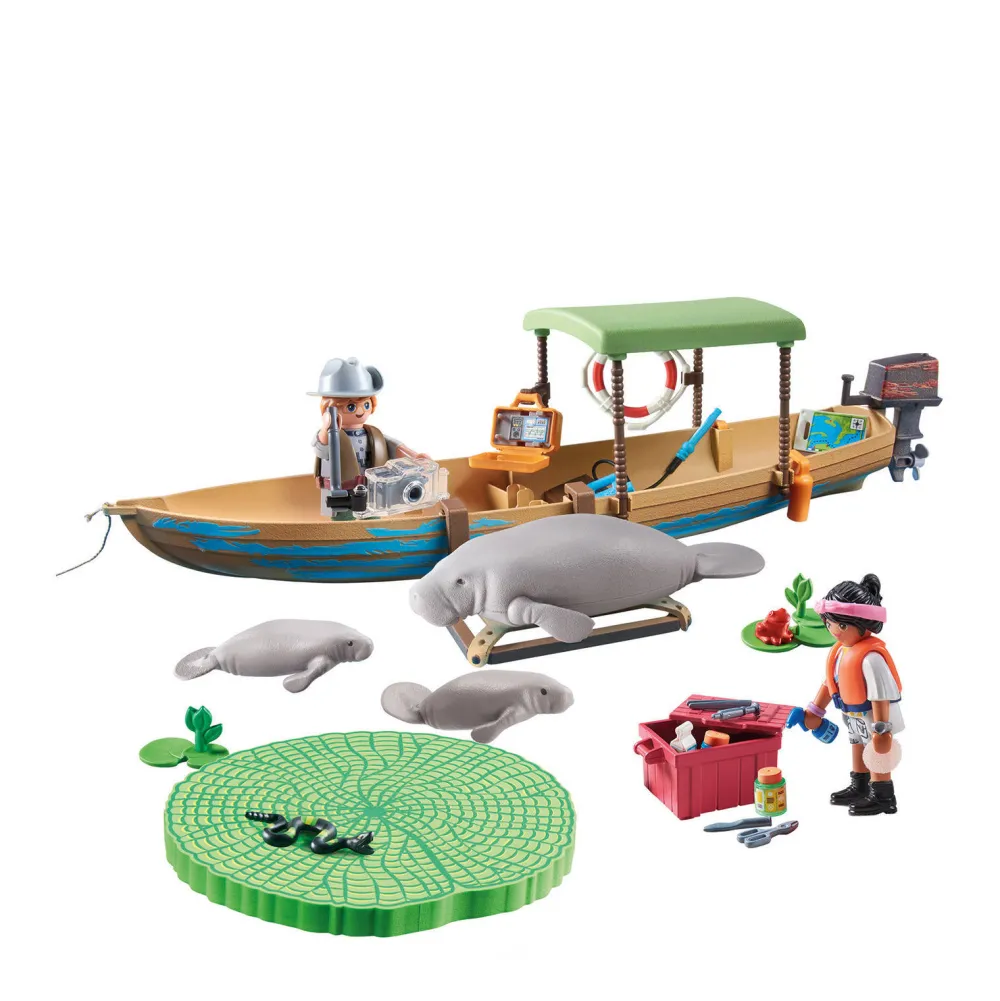 Playmobil Wiltopia Boottocht Naar De Zeekoeien - 71010