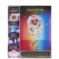 Rainbow High Color & Create Fashion Doll- Character 2 (Purple Eyes)