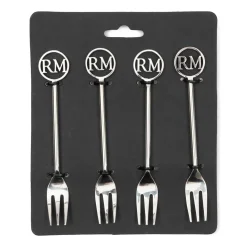 Riviera Maison Rm Monogram Gebaksvorkje (Set Van 4)