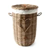 Best Riviera Maison Rustic Rattan Heart Wasmand (80 Liter)