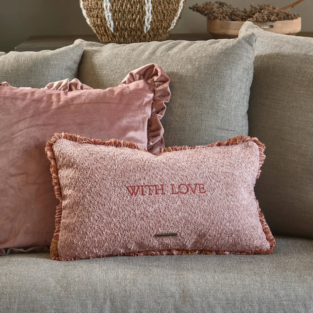 Online Riviera Maison Sierkussenhoes Rm With Love (30X50 Cm)