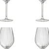Outlet Royal Leerdam Wijnglas Wit Plisse (Set Van 4)