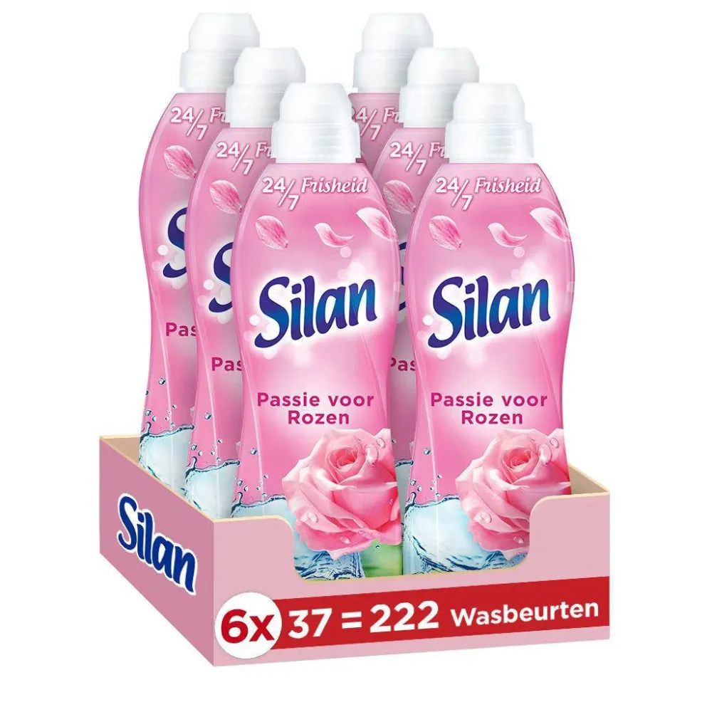 Outlet Silan Passie Voor Rozen Wasverzachter - 222 Wasbeurten - 222 Wasbeurten