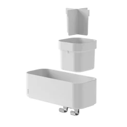 Clearance Tiger Opbergbak Met Handdoekhaak 2-Store (24,9X15,7 Cm)