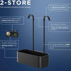 Clearance Tiger Ophangbaar Douchemandje 2-Store (34,3X24,9X12,2 Cm)