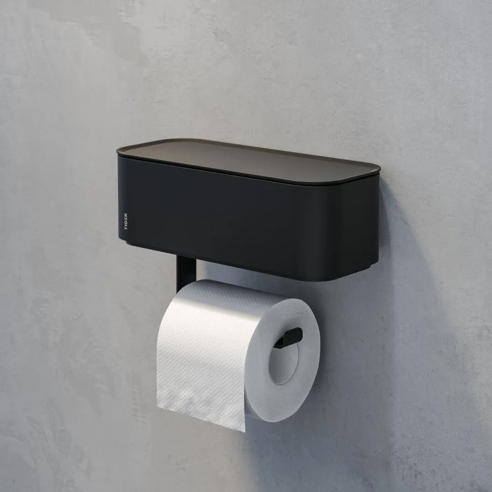 New Tiger Toiletrolhouder Met Opbergbakje 2-Store