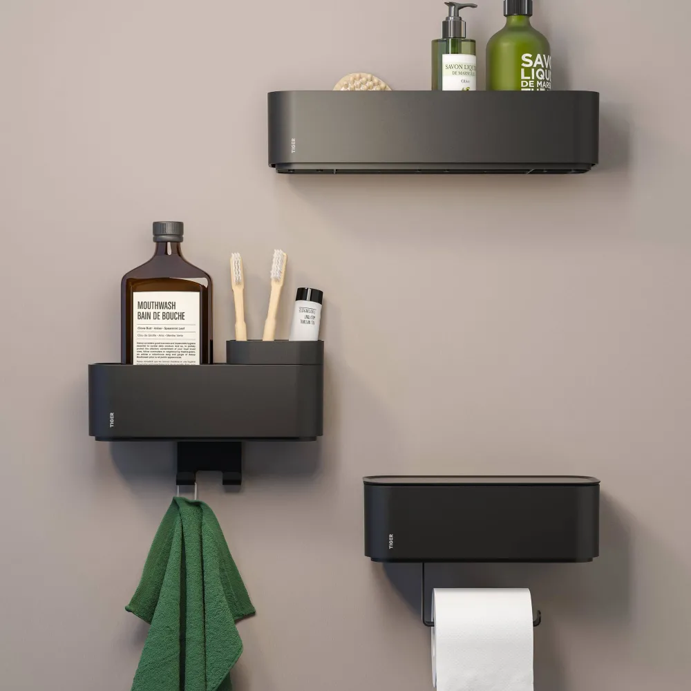 New Tiger Toiletrolhouder Met Opbergbakje 2-Store