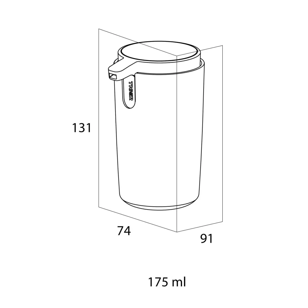 Clearance Tiger Zeepdispenser Carv (7.4X13.1 Cm)