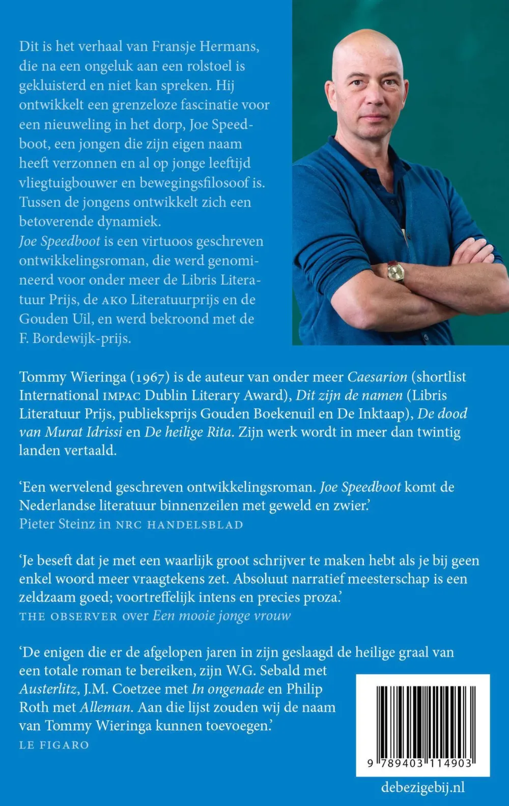 wehkamp Tommy Wieringa Joe Speedboot