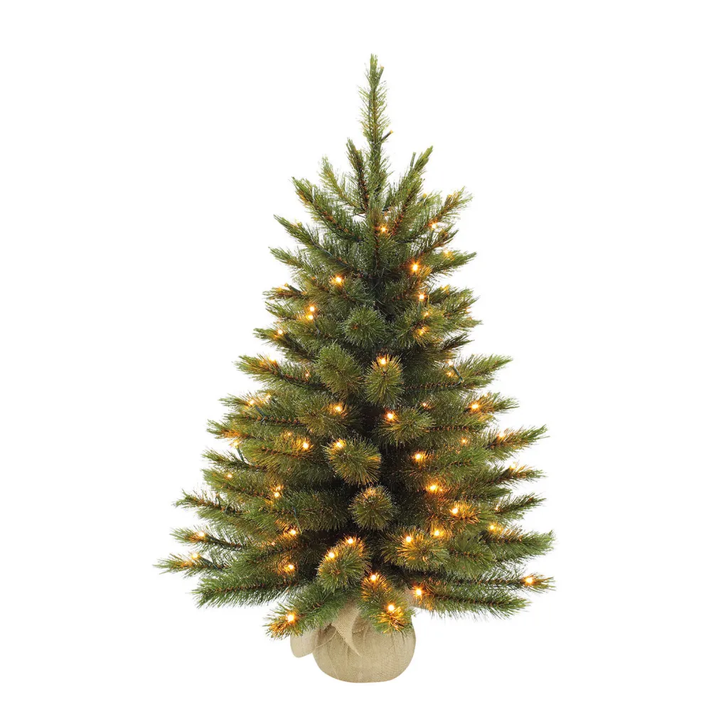 Outlet Triumph Tree Verlichte Kerstboom Met Burlap Forest Frosted (H60Xo46 Cm)