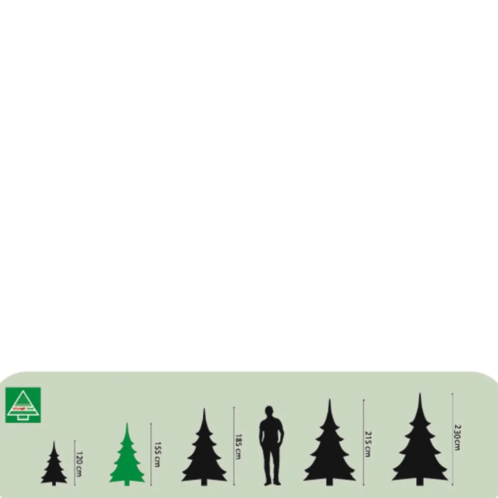 Online Triumph Tree Verlichte Kerstboom Forest Frosted (H155 X O119 Cm)