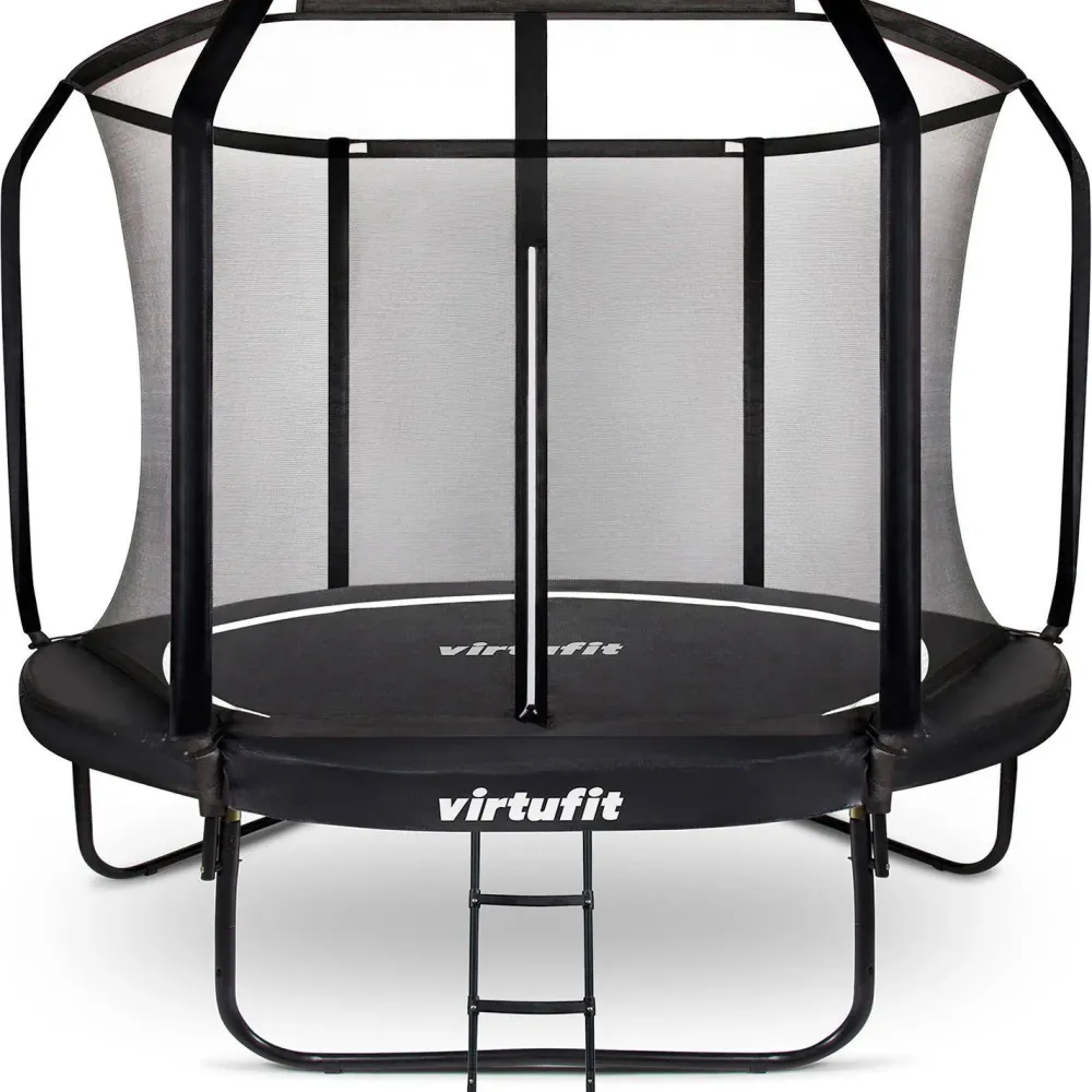 Virtufit Premium Trampoline Met Veiligheidsnet 366 X 366 X 85 Cm