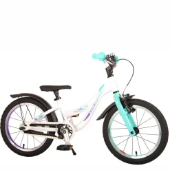 Volare Glamour Kinderfiets 16 Inch Parelmoer/ Mintgroen