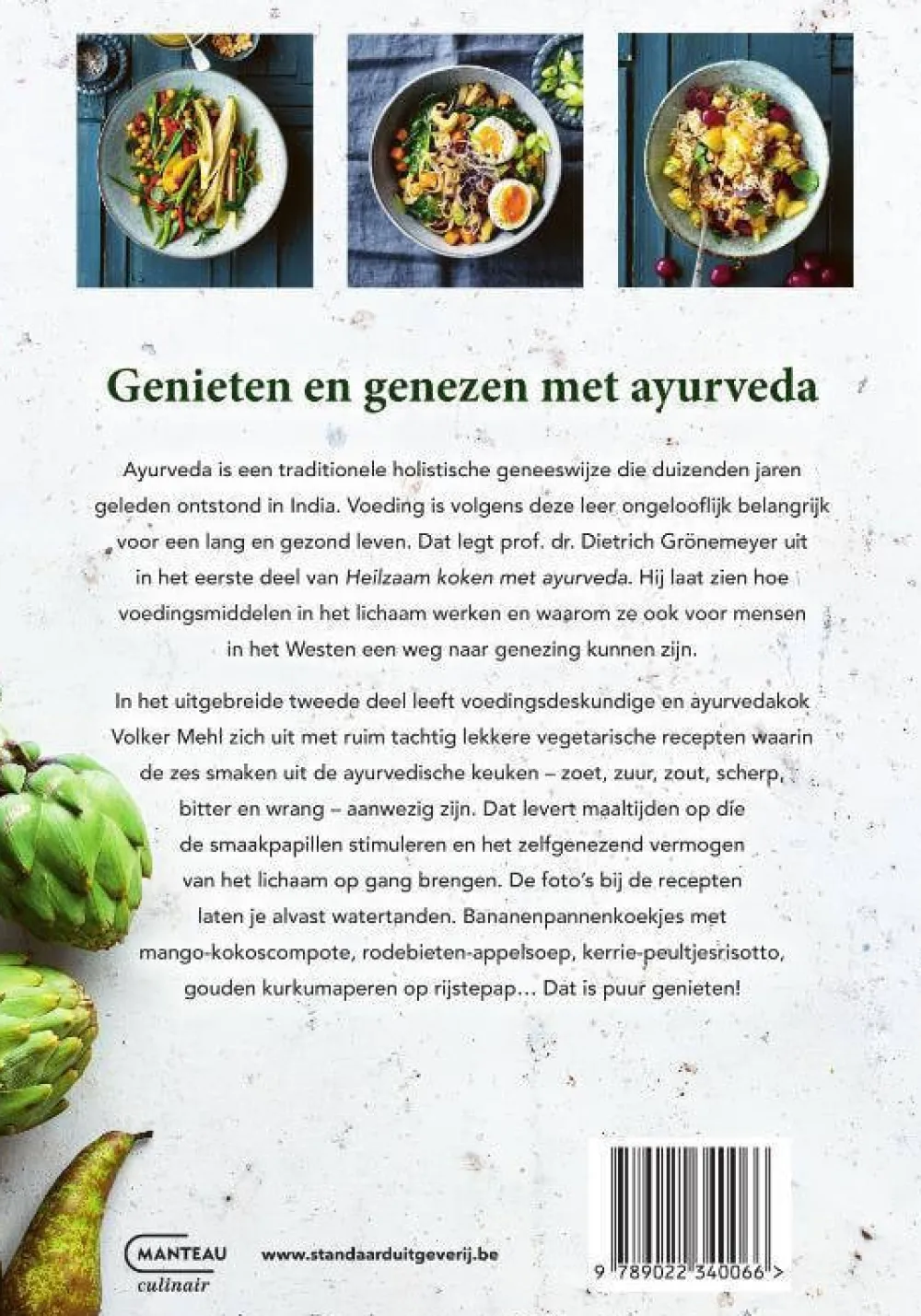 wehkamp Volker Mehl En Dietrich Gronemeyer Heilzaam Koken Met Ayurveda