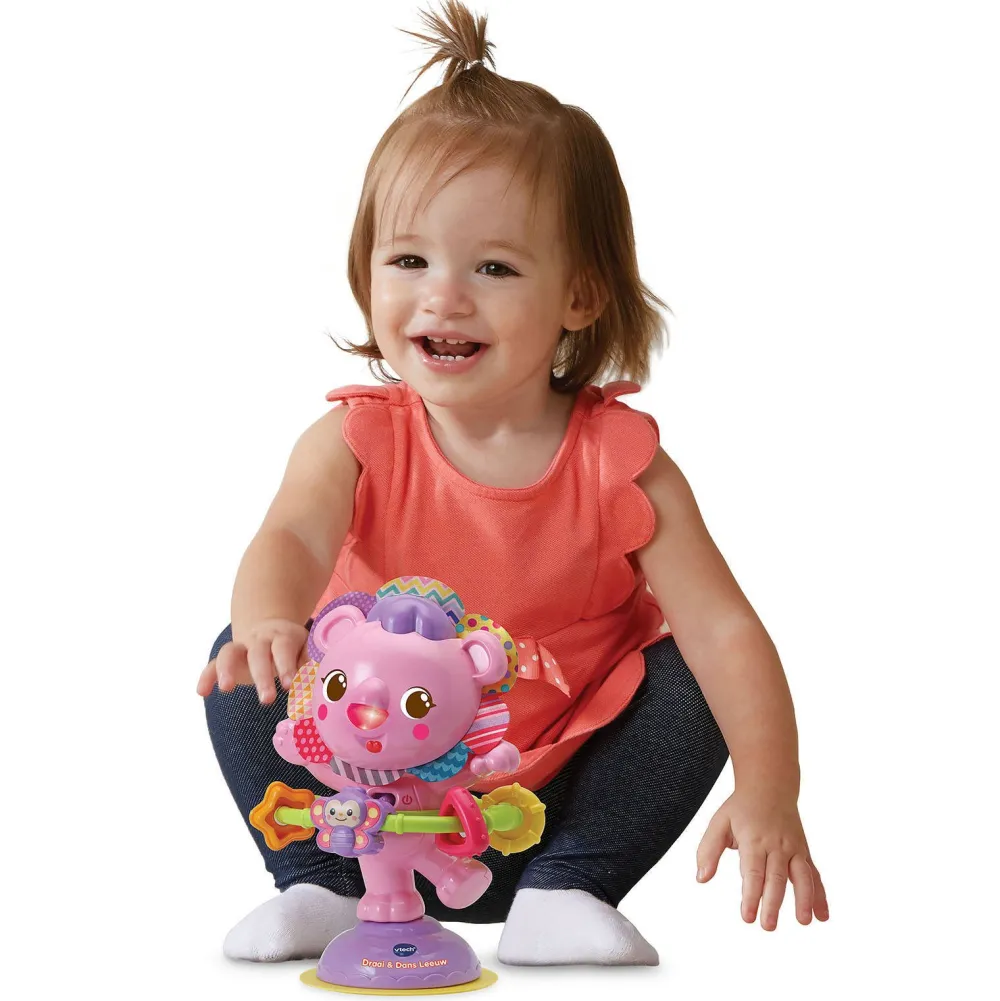 VTech Baby Dans & Draai Leeuw Roze