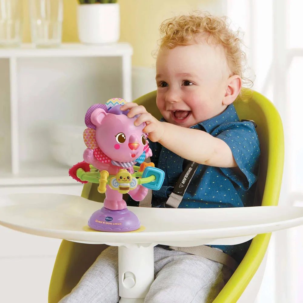 VTech Baby Dans & Draai Leeuw Roze