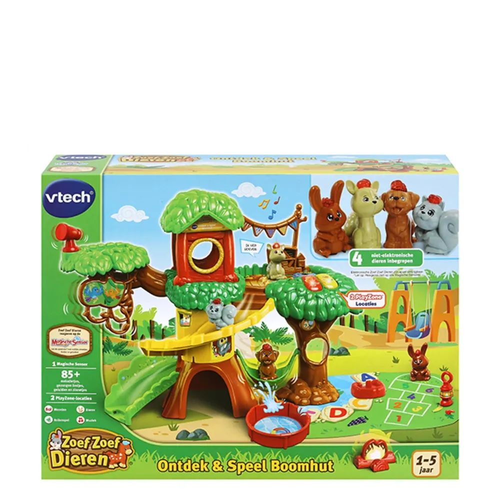 VTech Zoef Zoef Dieren Ontdek & Speel Boomhut