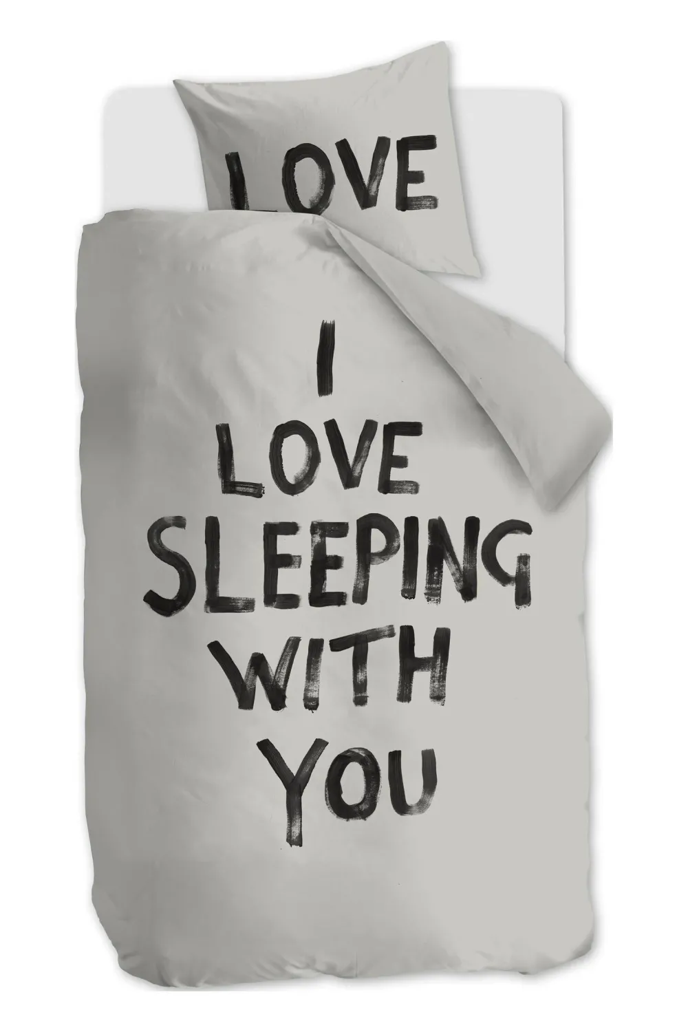 Outlet vtwonen Katoenen Dekbedovertrek 1 Persoons Love Sleep (140X220 Cm)