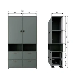 vtwonen Opbergkast Stage