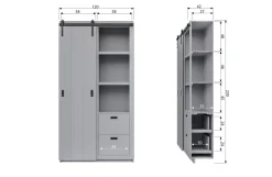 Outlet vtwonen Wandkast Slide Barn