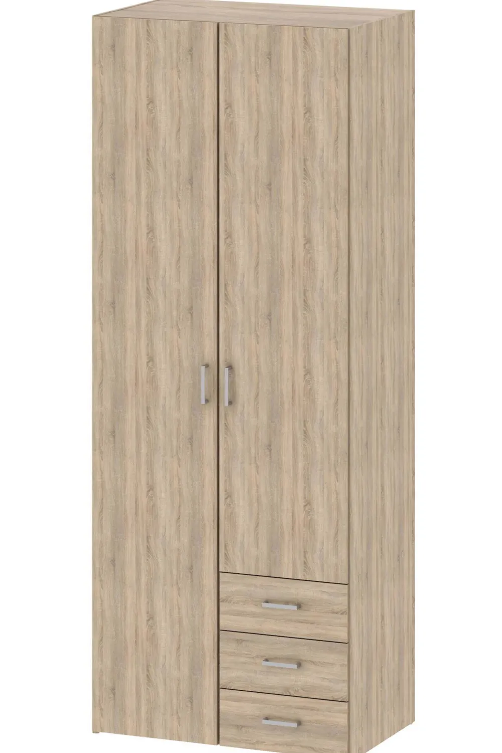 Online W 2-Deurs Kledingkast Space