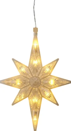 Clearance W Led Kerstster (10 Led)