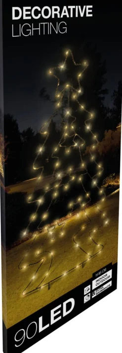 Online W Tuinsteker Kerstboom (90 Led)