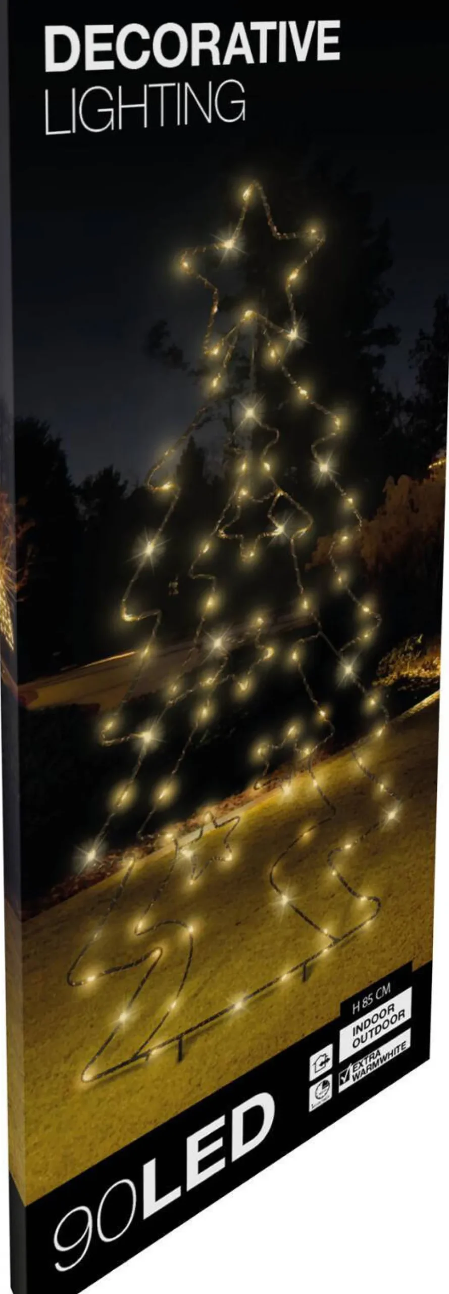 Online W Tuinsteker Kerstboom (90 Led)